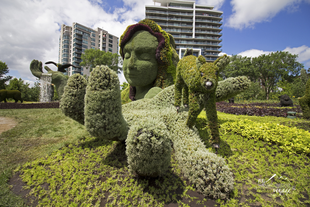 Check out the beautiful living sculptures at the MosaiCanada150 exhibit at Jacques-Cartier Park in Gatineau, Quebec | My Wandering Voyage travel blog