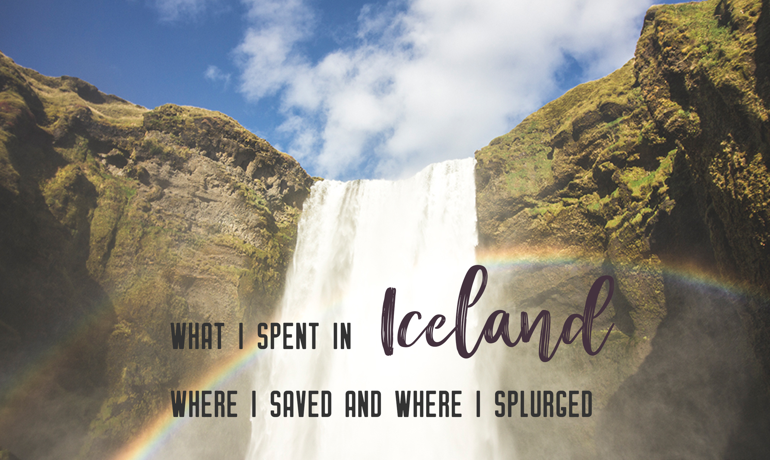 Iceland is known for being cheap to get to but expensive to stay and explore. I’ll walk you through what I spent in Iceland. Free travel budget planner. | My Wandering Voyage travel blog