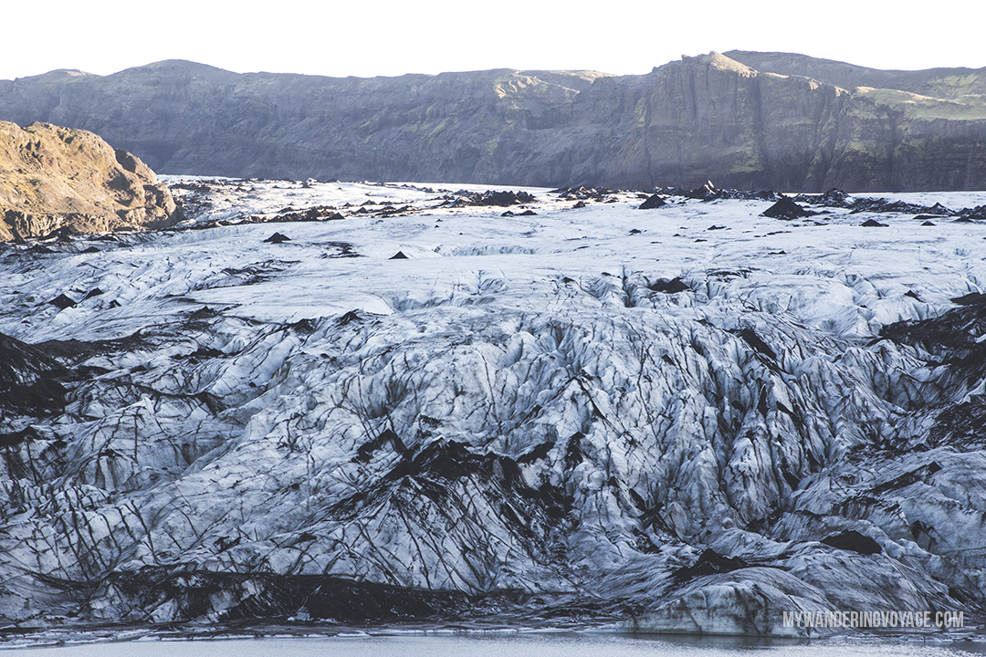 Solheimajokull glacier - Don’t leave Iceland without going to these eight stops along Iceland’s South Shore | My Wandering Voyage travel blog
