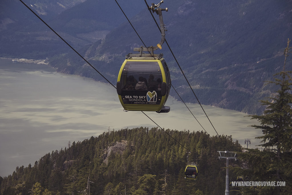 Sea to Sky Gondola | Get out and explore Beautiful British Columbia. From the coastal rainforests to the summit of mountains to cities like Vancouver and Victoria, there is so much to discover in British Columbia. Here’s everything you need to see in 10 days in British Columbia | My Wandering Voyage travel blog