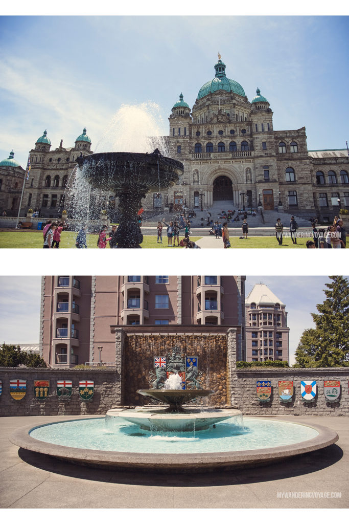 BC Legislature | Victoria, BC, located on Vancouver Island, is a regal city ready for exploring. So whether you stay for a day or a week, there's always something charming to do in Victoria, BC. #VictoriaBC #BritishColumbia #Canada #exploreCanada #exploreBC