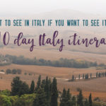 You’ve got 10 days to explore Italy, so where do you start? This 10 day Italy itinerary will take you from Rome to Venice to Florence to Tuscany. Explore Italy in 10 days | My Wandering Voyage #travel blog #Italy #Rome #Venice #itinerary