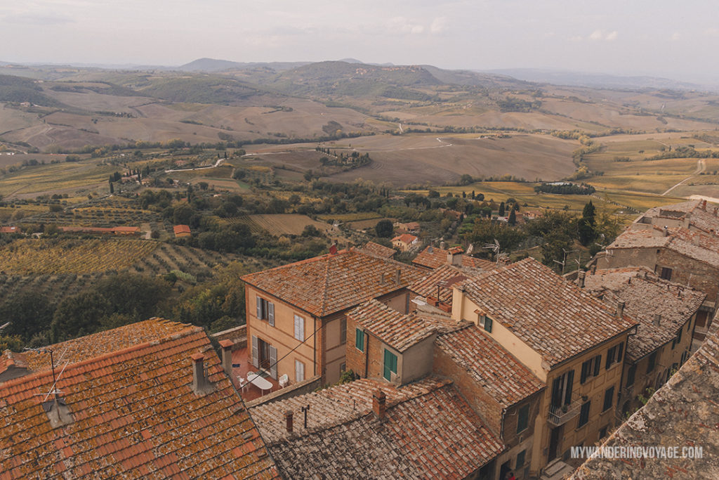 Montepulciano | Find the best Tuscan villages to visit from Rome in a day. Tuscany is known for its rolling hills, its vibrant cultural cities, its picturesque hilltop towns, and for the food and wine that people flock here for. | My Wandering Voyage #travel blog #Tuscany #Italy #Europe