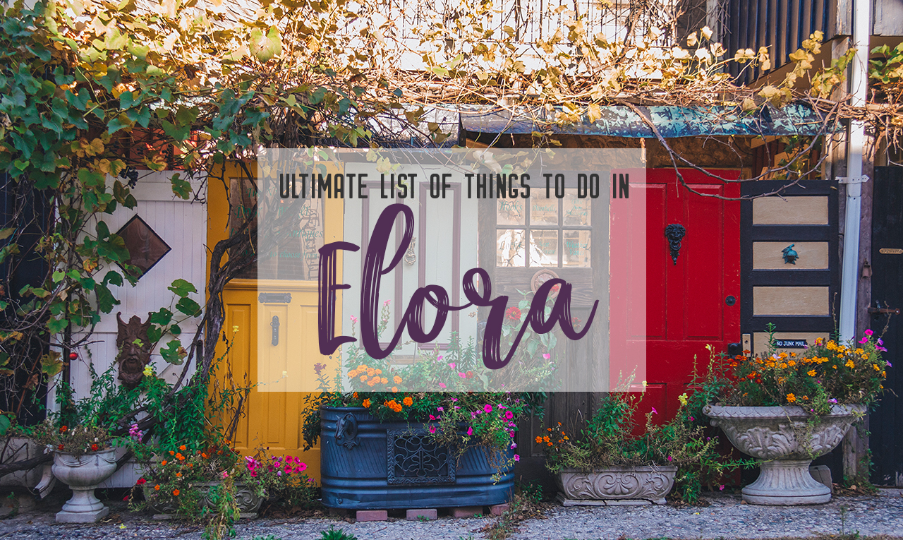 The ultimate list of things to do in Elora, Ontario. Visit Elora for its small town charm, natural beauty and one-of-a-kind shops and restaurants | My Wandering Voyage travel blog