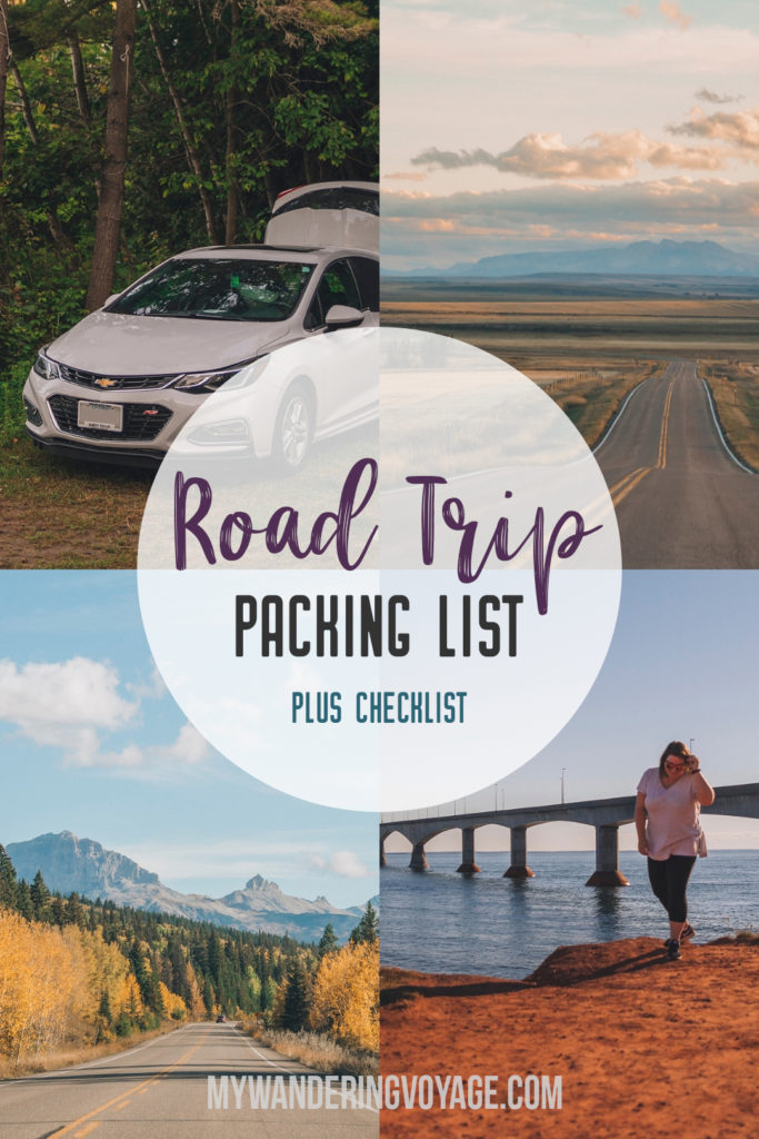 When road trip season hits, don’t be caught unprepared. Make sure you have everything you need with this road trip packing list for a successful and enjoyable trip | My Wandering Voyage travel blog #travel #roadtrip #packing #USA #Canada