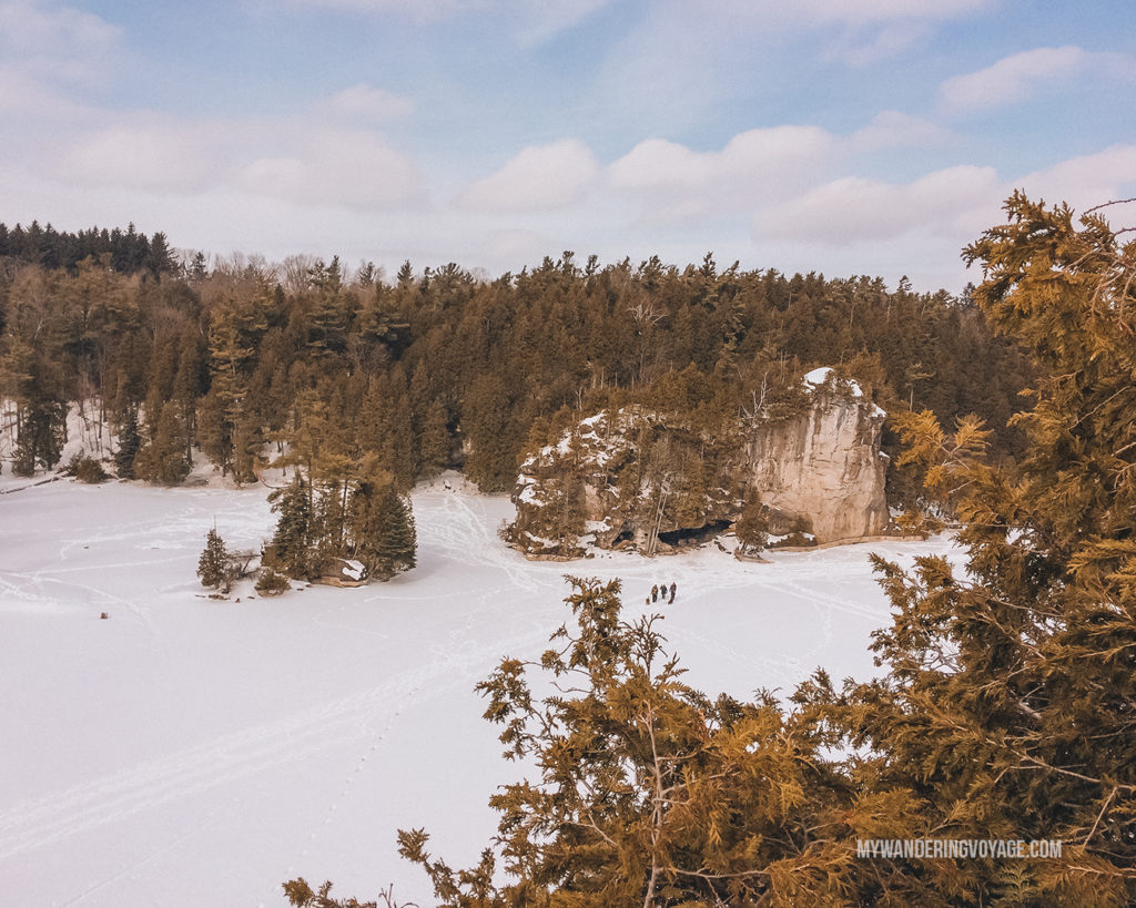 Rockwood Conservation Area, winter | Are you an explorer? A foodie? Or how about a beach bum? There’s something for everyone in this list of fantastic day trips from Toronto | My Wandering Voyage travel blog #toronto #ontario #canada #ontariotravel #travel