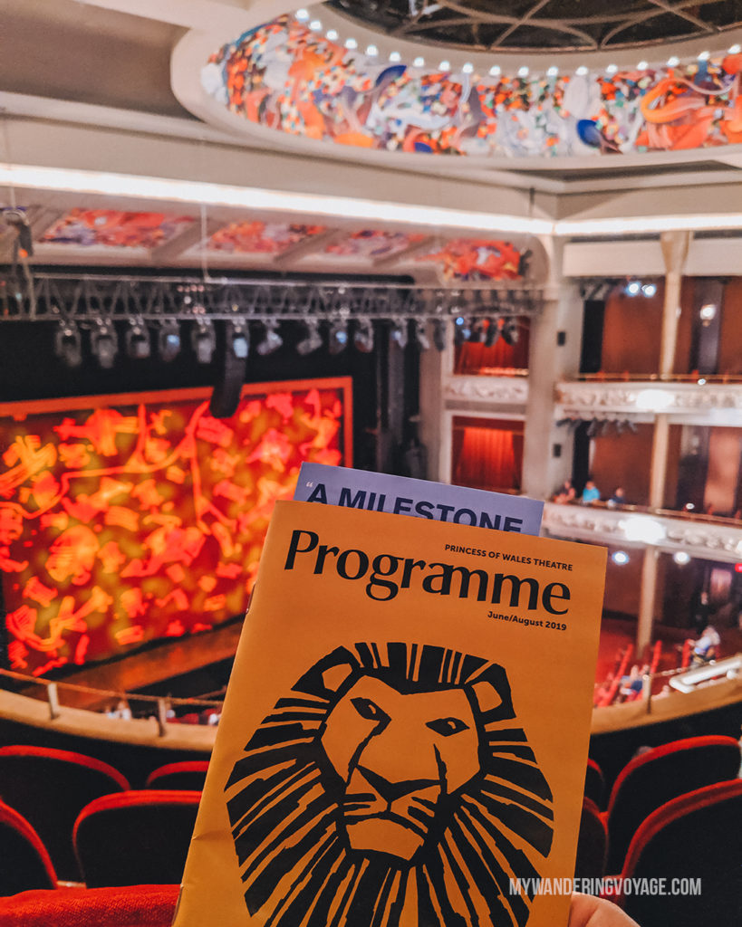 Lion King at Princess of Wales Theatre