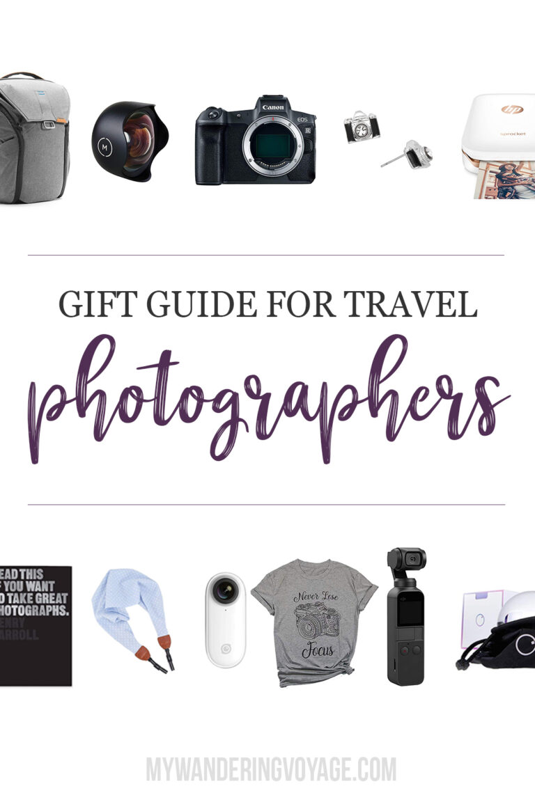 Gift Guide For Travel Photographers | My Wandering Voyage