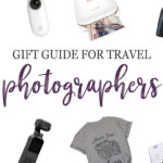 Travel photographers are the easiest group of people to buy a gift for, but there are so many options to choose from! That's why I've put together this handy guide of gifts for travel photographers. #travel #photography #travelphotography #giftguide