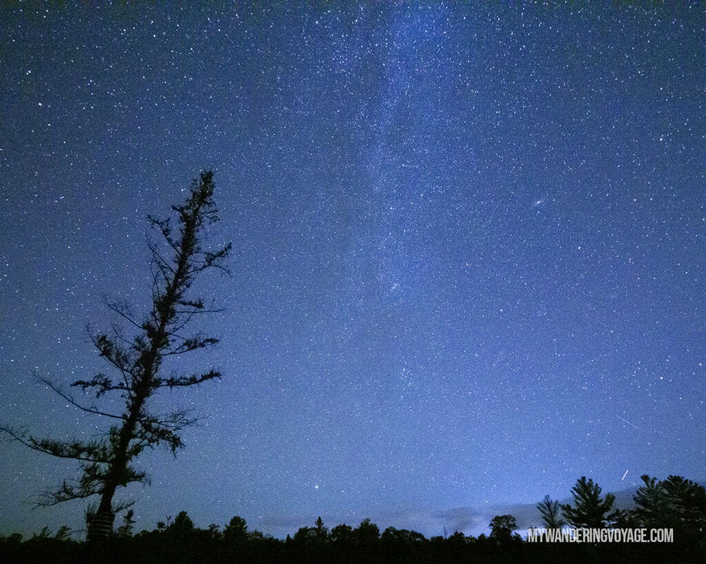 Torrance Barrens Dark Sky Preserve at night