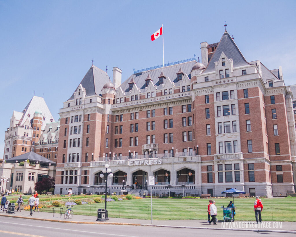 Fairmont Empress Hotel, Victoria, BC | Vancouver Island road trip 5 day itinerary | My Wandering Voyage