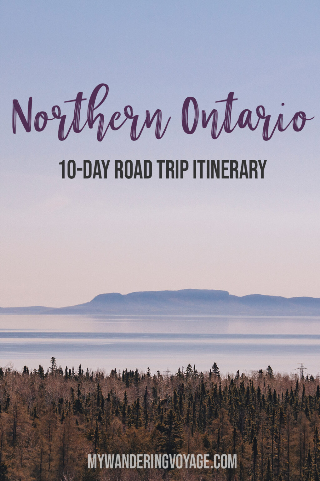 northern ontario road trip itinerary