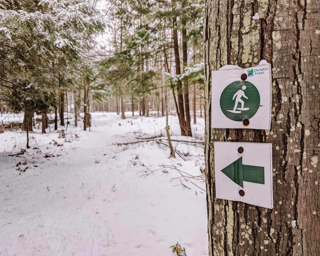 Wasaga Beach Nordic Centre | Stellar places for snowshoeing in Ontario | My Wandering Voyage travel blog #travel #winterexercise #snowshoeing #Ontario #Canada