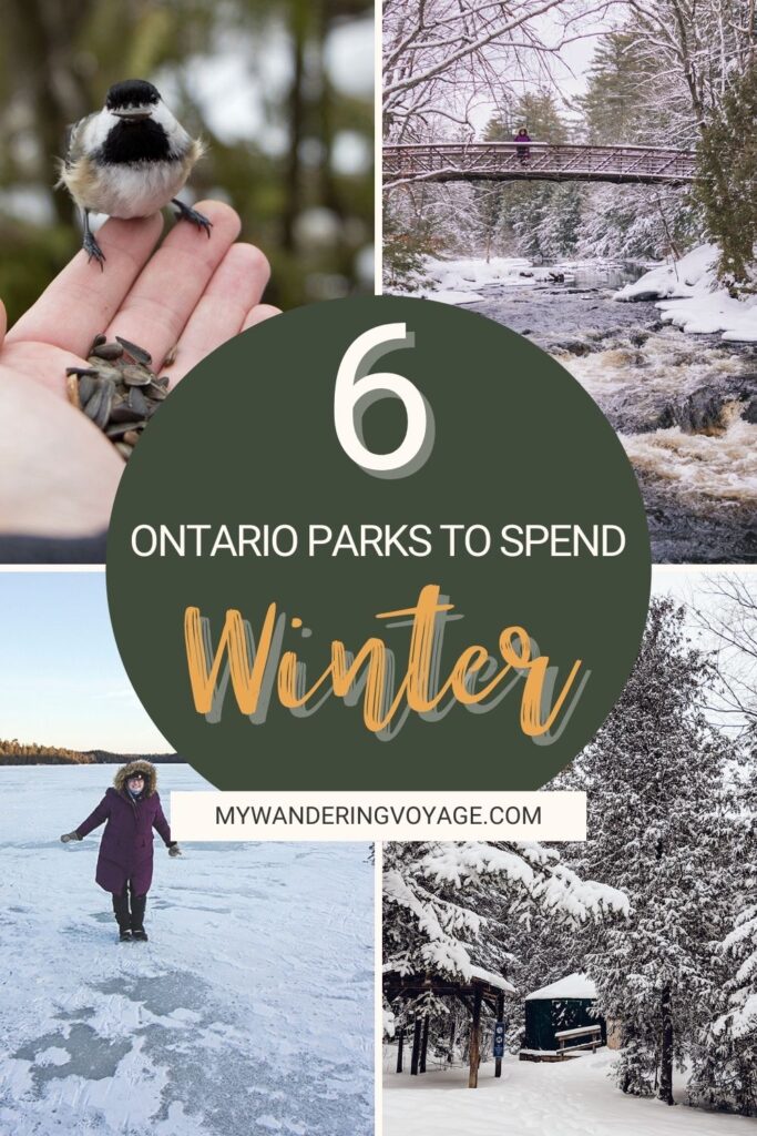 Grab your snow boots and a sense of adventure because you won’t want to miss the best Ontario Parks to visit in the winter. | My Wandering Voyage travel blog | #Ontario #WinterTravel #Canada #Travel