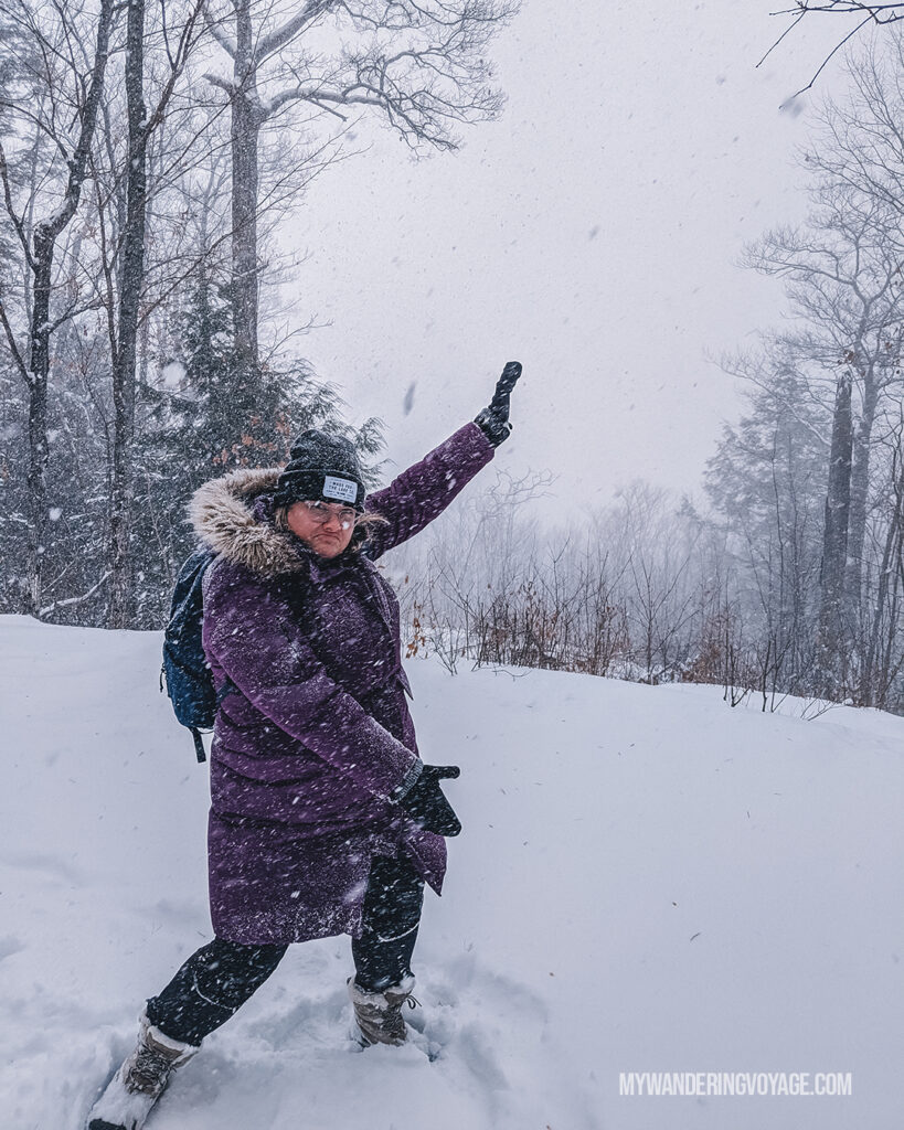 Algonquin Park in Winter Best Ontario Parks to visit in the Winter | My Wandering Voyage travel blog | #Ontario #WinterTravel #Canada #Travel