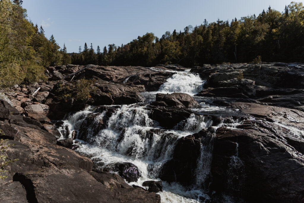 Sand River Falls | The Ultimate Guide to Lake Superior Provincial Park | My Wandering Voyage travel blog #Camping #Ontario #Travel #Outdoors #Hiking