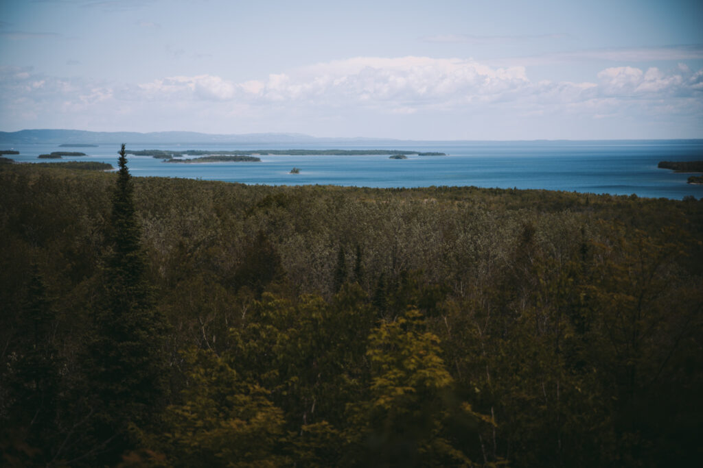 Bebamikawe Trail view over traditional fishing islands | Best Things to Do on Manitoulin Island | My Wandering Voyage Travel Blog