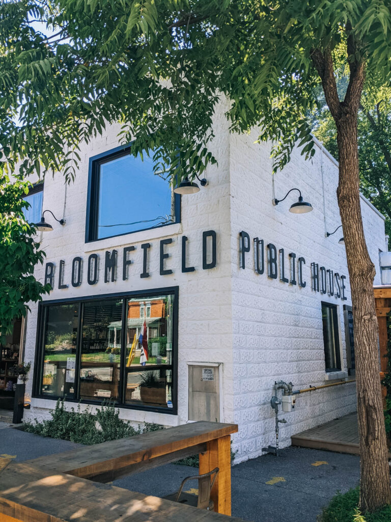 Bloomfield Public House | Take a long weekend to visit one of Ontario’s premier destinations. Here are the best things to do in Prince Edward County.